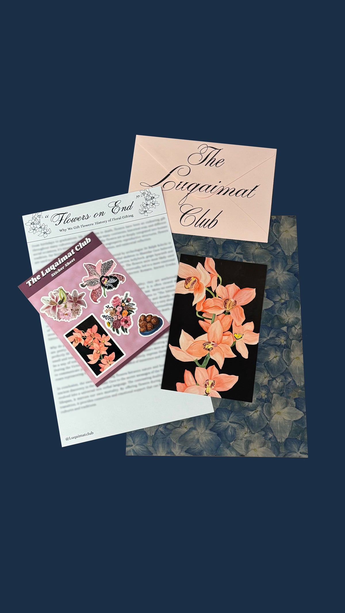 "Flowers on End" Novembers Mail, *One time purchase*